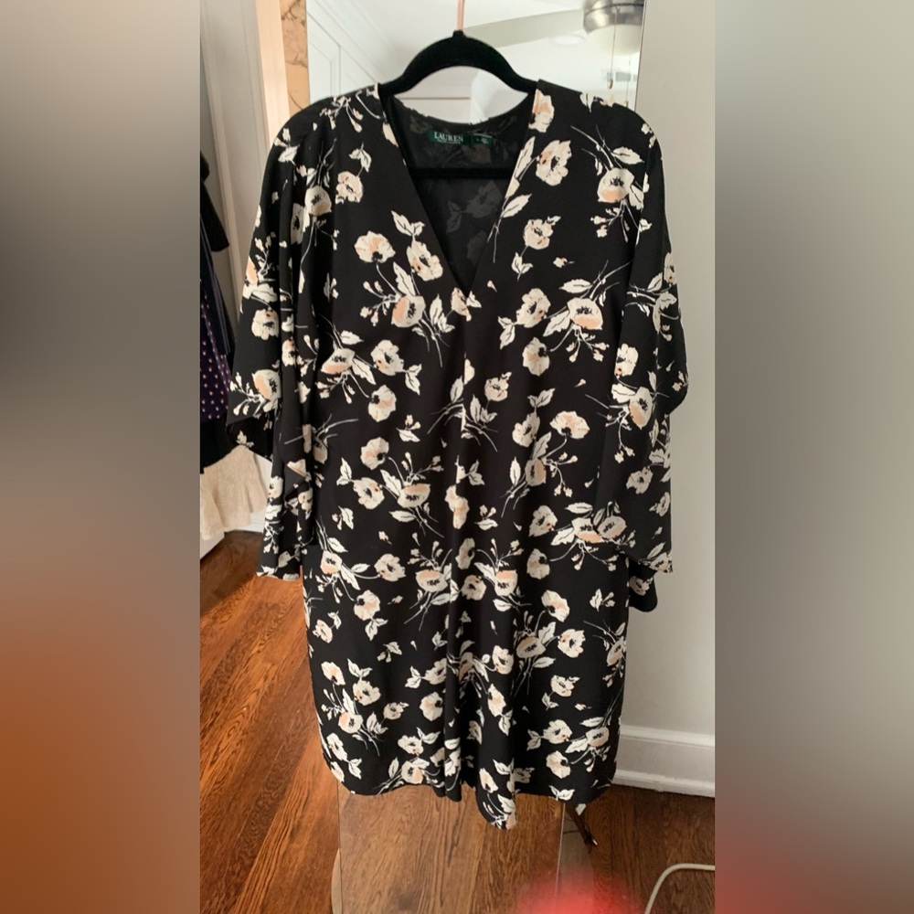 Ralph Lauren floral dress, size large, great condition